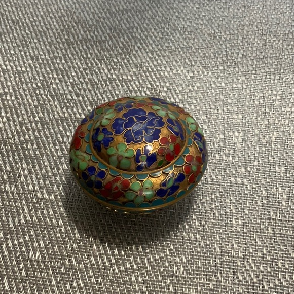 Accessories - Vintage Chinese Cloisonné Trinket Box